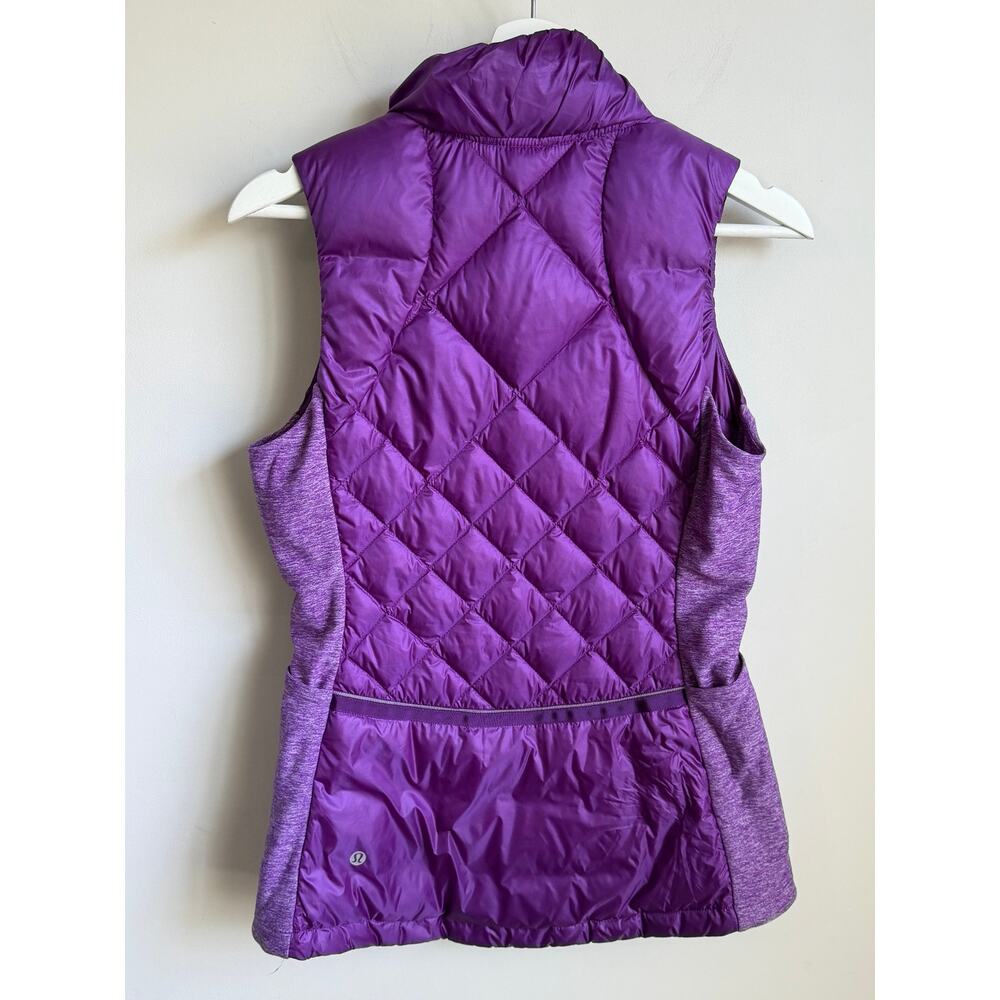 Lululemon Athletica Down For A Run Vest Tender Violet Release Women's Size 6 - Picture 10 of 13